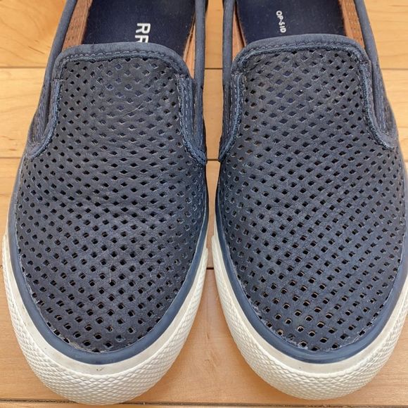 Sperry Seaside Perforated Leather Slip On - Picture 6 of 8